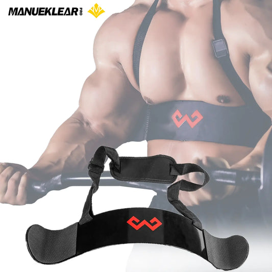 Arm Blaster Bicep Curl Thick Adjustable Bodybuilding Bicep Isolator Pink,Barbell Curl Assistant Arm Curl Bar