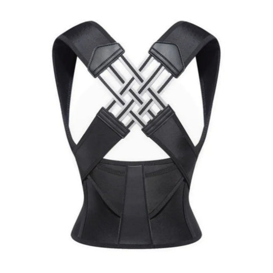 Hunchback Corrector for Men and Women — Posture Correction Belt, Shoulder Opener & Back Straightener. Comfortable to Wear. Black.