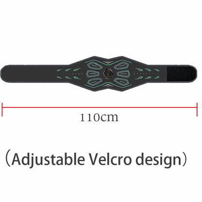 Abdominal Muscle Contraction Training Belt, 6 Modes,Velcro Fastening Design, Lazy Exercise , 18-Level Intensity Adjustment Function, Compact and Portable with Rechargeable Battery, Suitable for Abdominal Muscle Workouts, Perfect for Home Use