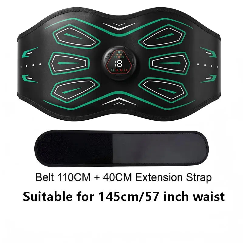 Abdominal Muscle Contraction Training Belt, 6 Modes,Velcro Fastening Design, Lazy Exercise , 18-Level Intensity Adjustment Function, Compact and Portable with Rechargeable Battery, Suitable for Abdominal Muscle Workouts, Perfect for Home Use